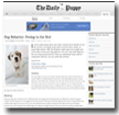 The Daily Puppy: Dog Behavior: Peeing in the Bed