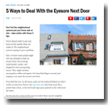 Money: 5 Ways to Deal with the Eyesore Next Door