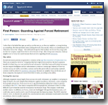 Yahoo! News: Guarding Against Forced Retirement